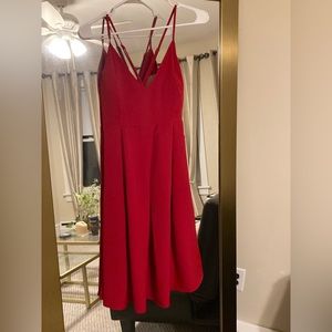 Elia Cher red dress in great used condition.